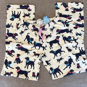 HATLEY Little Blue House Bandana Labs Jersey Pajama Pants Sz XS NWT